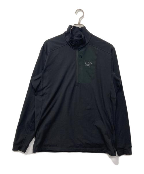 ARC'TERYX（アークテリクス）ARC'TERYX (アークテリクス) RHO LT ZIP NECK ブラック サイズ:XL/TGの古着・服飾アイテム