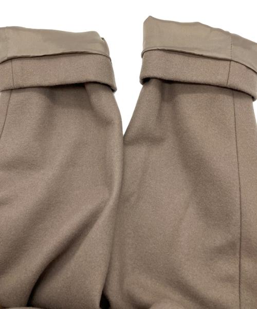 MACKINTOSH PHILOSOPHY（マッキントッシュ フィロソフィー）MACKINTOSH PHILOSOPHY (マッキントッシュ フィロソフィー) メルトンノーカラーコート ブラウン サイズ:36の古着・服飾アイテム