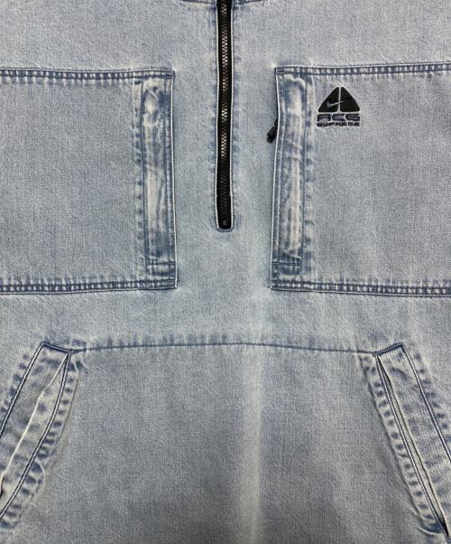 SUPREME（シュプリーム）SUPREME (シュプリーム) NIKE ACG (ナイキエーシージー) Denim Pullover インディゴ サイズ:Lの古着・服飾アイテム
