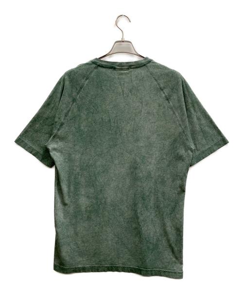 STONE ISLAND（ストーンアイランド）STONE ISLAND (ストーンアイランド) オーバーダイTシャツ グリーン サイズ:Lの古着・服飾アイテム