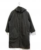 23区ニジュウサンク）の古着「中綿ノンステッチロング アウター」｜ブラック