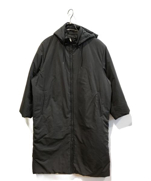 23区（ニジュウサンク）23区 (ニジュウサンク) 中綿ノンステッチロング アウター ブラック サイズ:44の古着・服飾アイテム