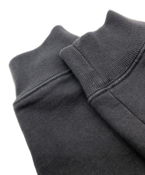 maison kitsune（メゾンキツネ）MAISON KITSUNE (メゾンキツネ) 刺繍スウェット ブラック サイズ:Sの古着・服飾アイテム