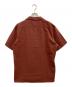 PS Paul Smith (ＰＳポールスミス) ダーク シアサッカー 半袖シャツ ブラウン サイズ:L：7000円