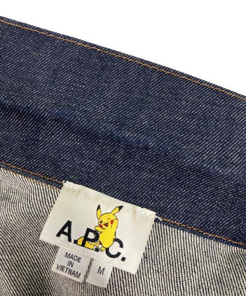 A.P.C.（アーペーセー）A.P.C. (アーペーセー) pokemon (ポケモン) VESTE JEAN POKEMON/デニムジャケット /A.P.C. x ポケモン インディゴ サイズ:Mの古着・服飾アイテム