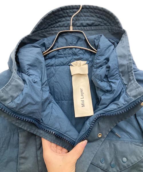 TEN-C（テンシー）TEN-C (テンシー) COMBO PADDED MIDLAYER ANORAK ブルー サイズ:48の古着・服飾アイテム