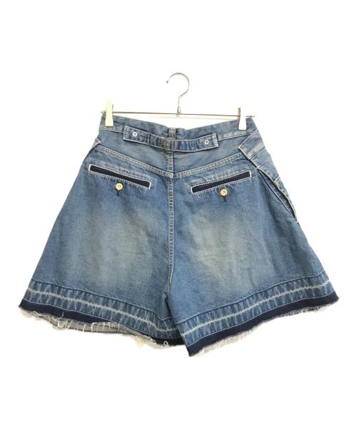 sacai（サカイ）sacai (サカイ) デニムショートパンツ インディゴ サイズ:2の古着・服飾アイテム
