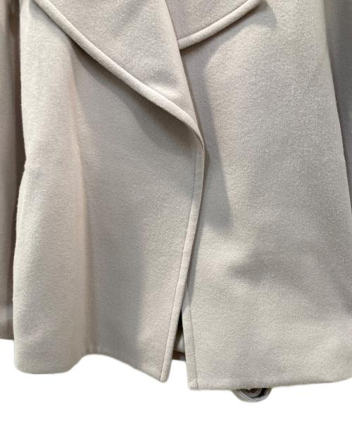 FRAY ID（フレイ アイディー）FRAY ID (フレイ アイディー) ビッグカラーショートコート ピンクの古着・服飾アイテム