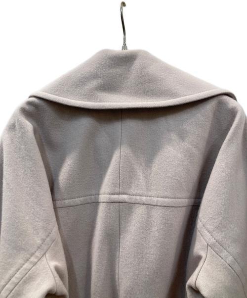 FRAY ID（フレイ アイディー）FRAY ID (フレイ アイディー) ビッグカラーショートコート ピンクの古着・服飾アイテム