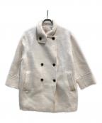 Apuweiser-richeアプワイザーリッシェ）の古着「スタンドミドルコート」｜ホワイト