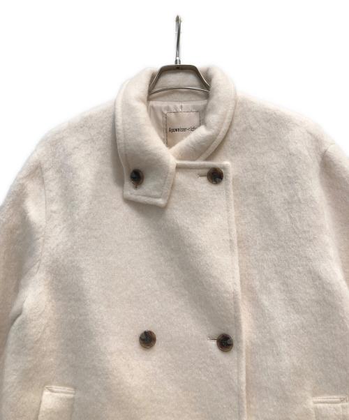 Apuweiser-riche（アプワイザーリッシェ）Apuweiser-riche (アプワイザーリッシェ) スタンドミドルコート ホワイト サイズ:1 未使用品の古着・服飾アイテム