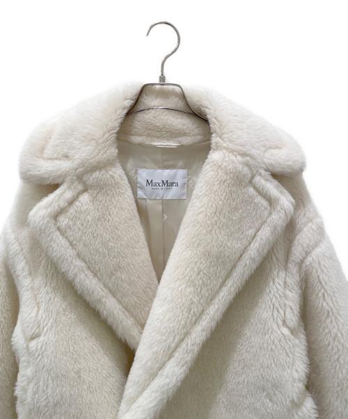 MaxMara（マックスマーラ）MaxMara (マックスマーラ) テディベア アイコン コート オフホワイト サイズ:Sの古着・服飾アイテム
