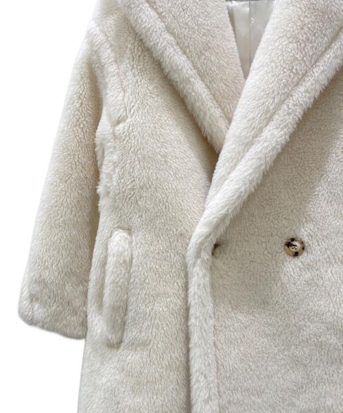 MaxMara（マックスマーラ）MaxMara (マックスマーラ) テディベア アイコン コート オフホワイト サイズ:Sの古着・服飾アイテム