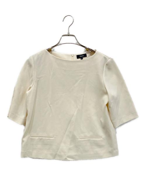 theory（セオリー）theory (セオリー) ADMIRAL CREPE N JORANE BL アイボリー サイズ:Sの古着・服飾アイテム