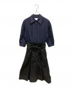 3.1 phillip limスリーワンフィリップリム）の古着「Origami Combo Dress」｜ネイビー