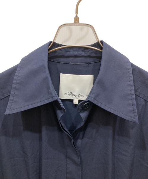3.1 phillip lim（スリーワンフィリップリム）3.1 phillip lim (スリーワンフィリップリム) Origami Combo Dress ネイビー サイズ:SIZE 0の古着・服飾アイテム