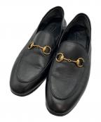 GUCCIグッチ）の古着「ホースビットローファー  414998」｜ブラック