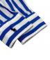 中古・古着 POLO RALPH LAUREN (ポロ・ラルフローレン) ベルテッド ストライプド コットン シャツドレス/WMPODRSNFA20541 ブルー×ホワイト サイズ:2 未使用品：16000円