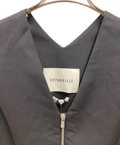 DEPAREILLE（デパリエ）DEPAREILLE (デパリエ) 2WAYウールオールインワン ブラック サイズ:36の古着・服飾アイテム