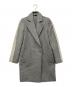 STELLA McCARTNEY（ステラマッカートニー）の古着「バイカラーウールハーフコート」｜グレー×ホワイト