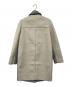 STELLA McCARTNEY (ステラマッカートニー) バイカラーウールハーフコート グレー×ホワイト サイズ:36：12000円