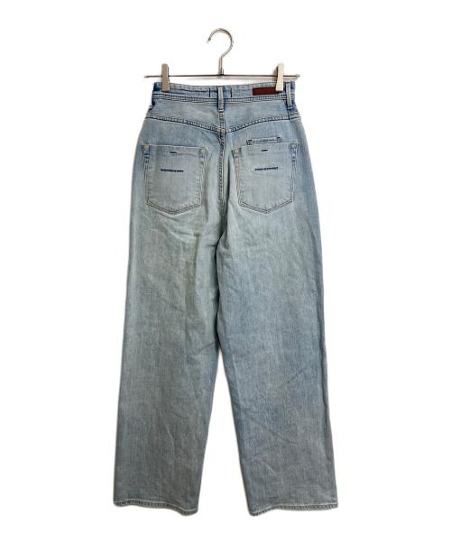 YANUK（ヤヌーク）YANUK (ヤヌーク) ルースストレート JOANデニムパンツ　ジーンズ　日本製 インディゴ サイズ:24の古着・服飾アイテム
