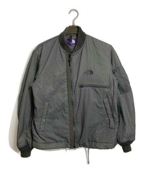 THE NORTHFACE PURPLELABEL（ザ・ノースフェイス パープルレーベル）THE NORTHFACE PURPLELABEL (ザ・ノースフェイス パープルレーベル) Insulated Field Jacket  中綿ジャケット　フィールドジャケット オリーブ サイズ:Mの古着・服飾アイテム