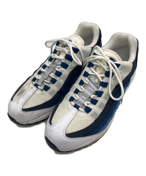 NIKE（ナイキ）NIKE (ナイキ) ローカットスニーカー　AIR MAX95 ホワイト×ブルー サイズ:SIZE 27.5cmの古着・服飾アイテム