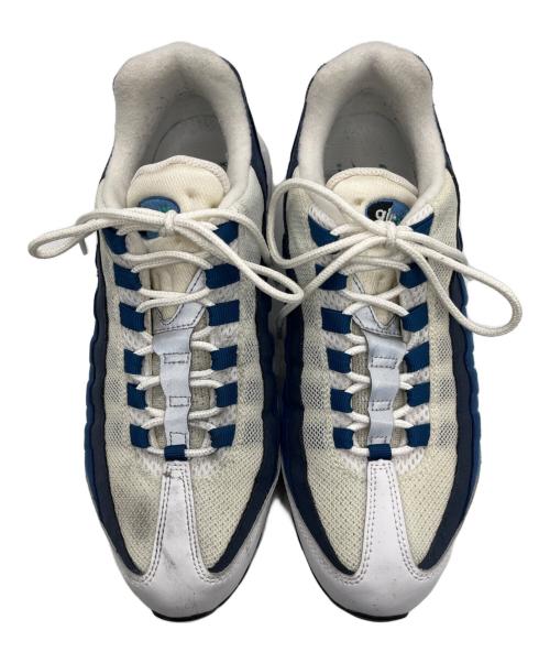 NIKE（ナイキ）NIKE (ナイキ) ローカットスニーカー　AIR MAX95 ホワイト×ブルー サイズ:SIZE 27.5cmの古着・服飾アイテム