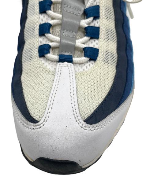 NIKE（ナイキ）NIKE (ナイキ) ローカットスニーカー　AIR MAX95 ホワイト×ブルー サイズ:SIZE 27.5cmの古着・服飾アイテム