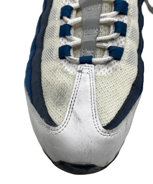NIKE（ナイキ）NIKE (ナイキ) ローカットスニーカー　AIR MAX95 ホワイト×ブルー サイズ:SIZE 27.5cmの古着・服飾アイテム