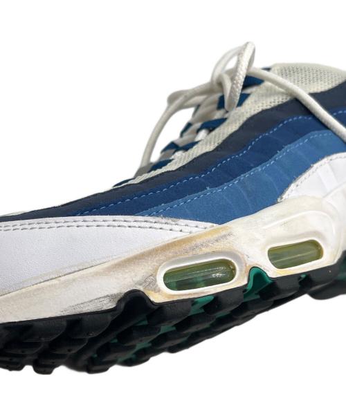 NIKE（ナイキ）NIKE (ナイキ) ローカットスニーカー　AIR MAX95 ホワイト×ブルー サイズ:SIZE 27.5cmの古着・服飾アイテム