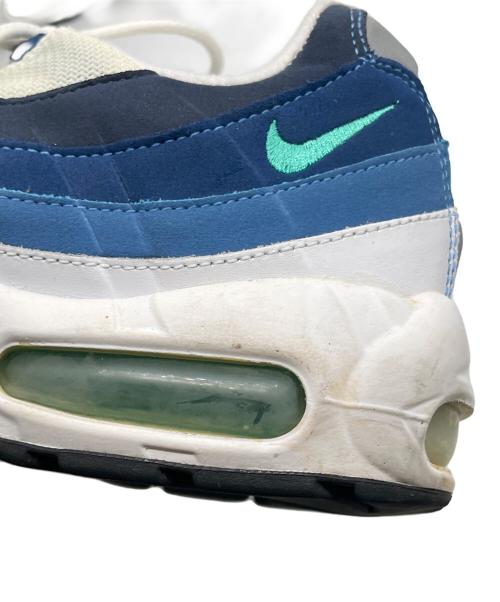 NIKE（ナイキ）NIKE (ナイキ) ローカットスニーカー　AIR MAX95 ホワイト×ブルー サイズ:SIZE 27.5cmの古着・服飾アイテム