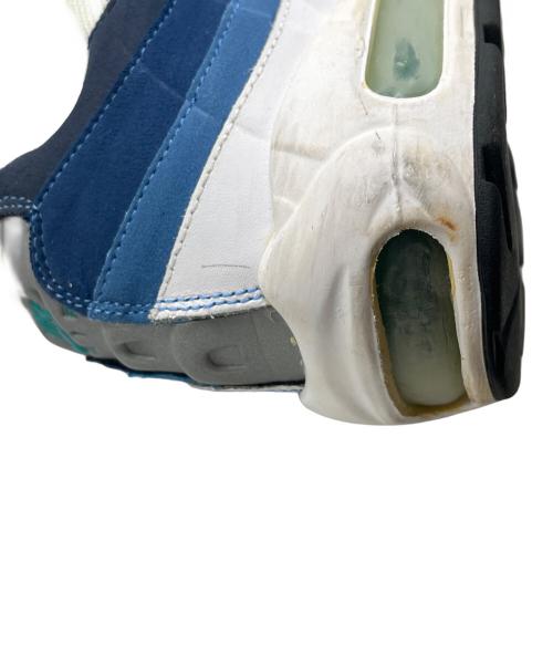 NIKE（ナイキ）NIKE (ナイキ) ローカットスニーカー　AIR MAX95 ホワイト×ブルー サイズ:SIZE 27.5cmの古着・服飾アイテム