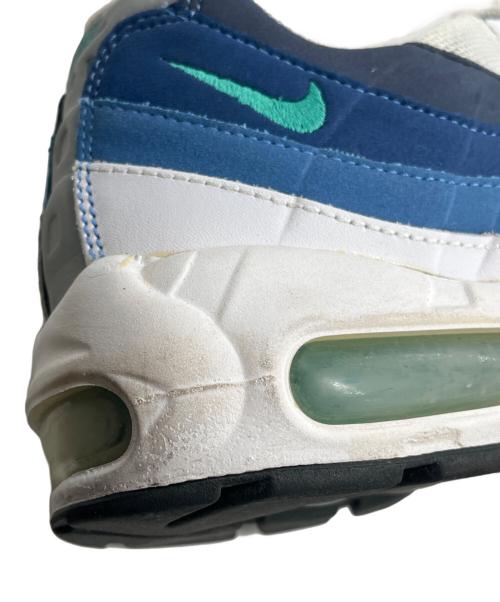 NIKE（ナイキ）NIKE (ナイキ) ローカットスニーカー　AIR MAX95 ホワイト×ブルー サイズ:SIZE 27.5cmの古着・服飾アイテム