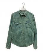 LEE×PAUL SMITHリー×ポールスミス）の古着「ウエスタンシャツ」｜ブルー