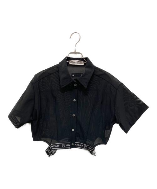 PRANK PROJECT（プランクプロジェクト）PRANK PROJECT (プランクプロジェクト) シースルーロゴバンドシャツ ブラック サイズ:freeの古着・服飾アイテム