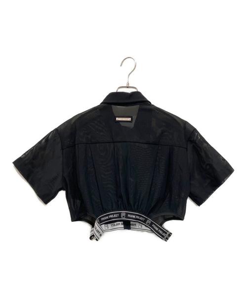 PRANK PROJECT（プランクプロジェクト）PRANK PROJECT (プランクプロジェクト) シースルーロゴバンドシャツ ブラック サイズ:freeの古着・服飾アイテム
