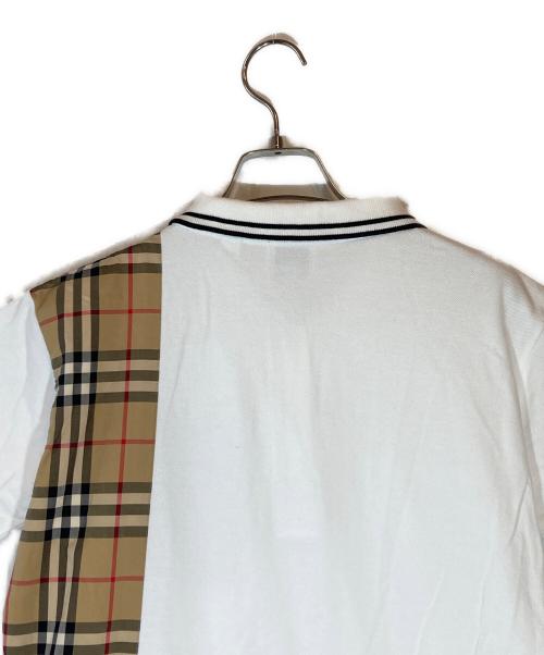 BURBERRY（バーバリー）BURBERRY (バーバリー) ノバチェックハーフジップワンピース ホワイト サイズ:14Y 164ｃｍの古着・服飾アイテム