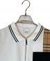 BURBERRY (バーバリー) ノバチェックハーフジップワンピース ホワイト サイズ:14Y 164ｃｍ：9000円