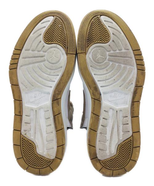 NIKE（ナイキ）NIKE (ナイキ) Air Jordan 1 High Elevate ホワイト×ベージュ サイズ:US8、UK5.5、EUR39、cm25、BR37.5、CN250(250)の古着・服飾アイテム