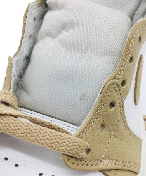 NIKE（ナイキ）NIKE (ナイキ) Air Jordan 1 High Elevate ホワイト×ベージュ サイズ:US8、UK5.5、EUR39、cm25、BR37.5、CN250(250)の古着・服飾アイテム