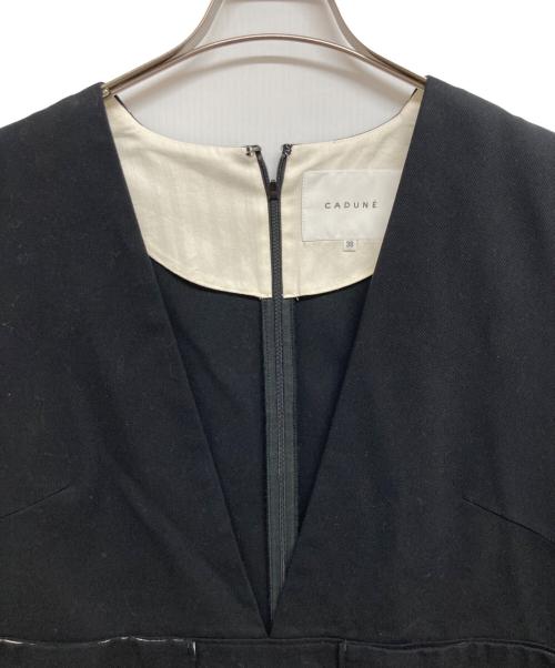 CADUNE（カデュネ）CADUNE (カデュネ) ジレ ブラック サイズ:38の古着・服飾アイテム