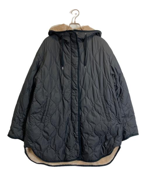 FRAMeWORK（フレームワーク）FRAMeWORK (フレームワーク) キルティングボア２WAYフーディコート ブラック サイズ:FREEの古着・服飾アイテム