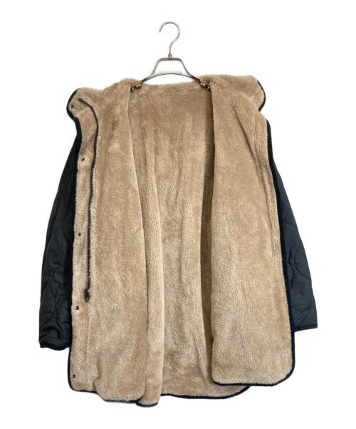 FRAMeWORK（フレームワーク）FRAMeWORK (フレームワーク) キルティングボア２WAYフーディコート ブラック サイズ:FREEの古着・服飾アイテム