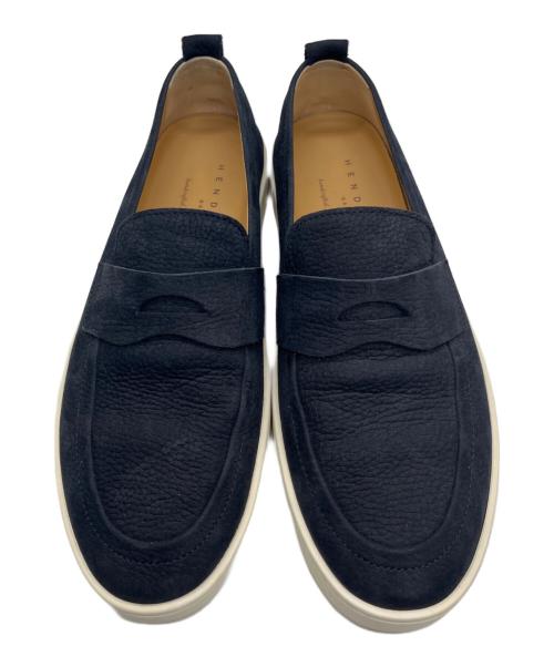 Henderson Baracco（ヘンダーソンブラッコ）HENDERSON BARACCO (ヘンダーソンブラッコ) スリッポン ネイビー サイズ:41の古着・服飾アイテム