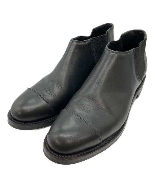 foot the coacher（フットザコーチャー）foot the coacher (フットザコーチャー) MIDDLE-CUT SIDE-GORE ブラック サイズ:７1/2の古着・服飾アイテム