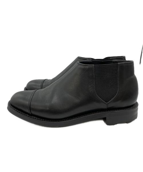 foot the coacher（フットザコーチャー）foot the coacher (フットザコーチャー) MIDDLE-CUT SIDE-GORE ブラック サイズ:７1/2の古着・服飾アイテム