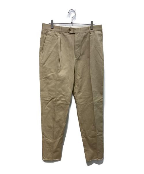 NEAT（ニート）NEAT (ニート) バックストラップタックパンツ ベージュ サイズ:Lの古着・服飾アイテム