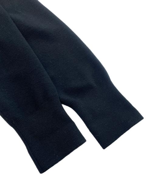 MONCLER（モンクレール）MONCLER (モンクレール) CARDIGAN/ニット切替 ダウンジャケット ブラック サイズ:XSの古着・服飾アイテム